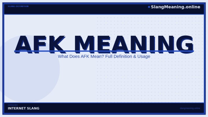 afk-meaning