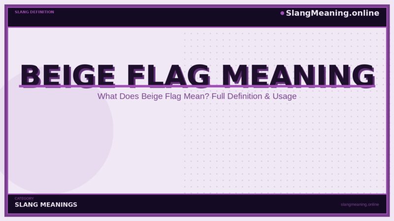 beige-flag-meaning