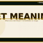 bet-meaning
