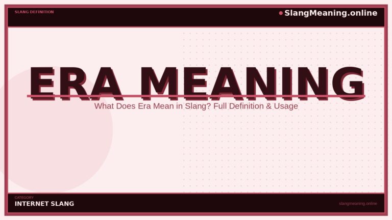 era-meaning