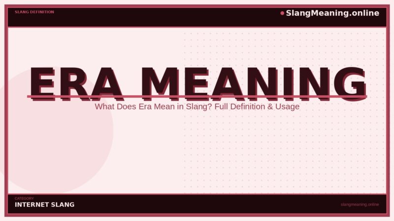 era-meaning