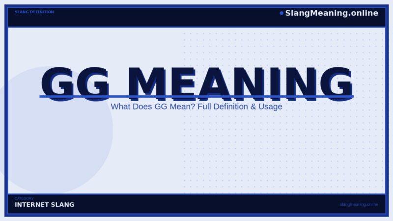 gg-meaning