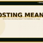 ghosting-meaning