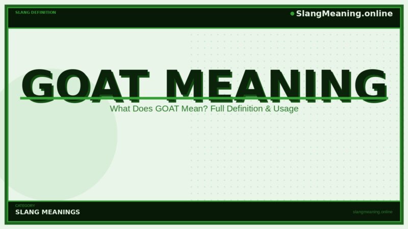 goat-meaning