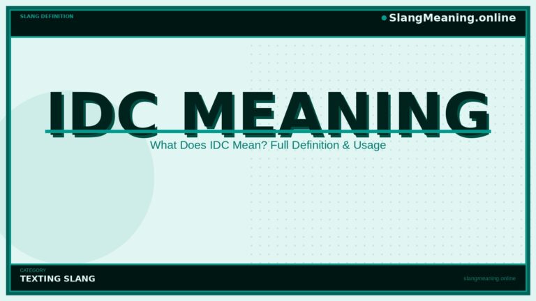 idc-meaning