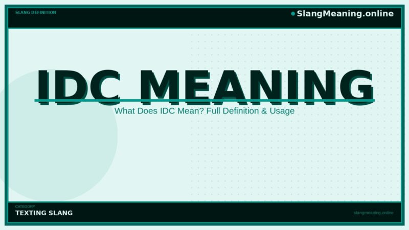 idc-meaning