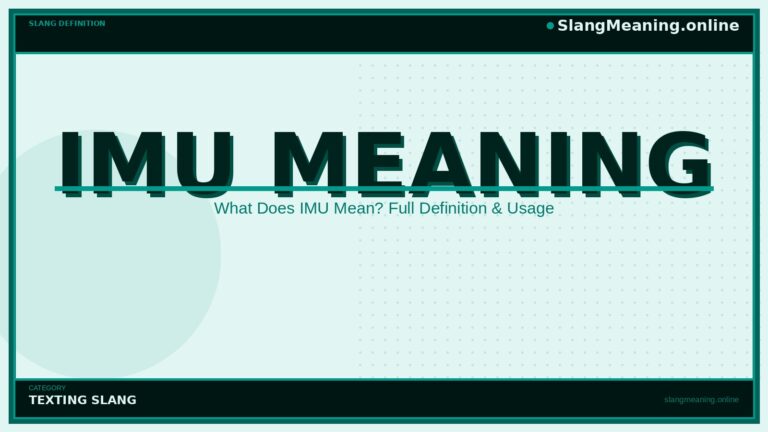 imu-meaning