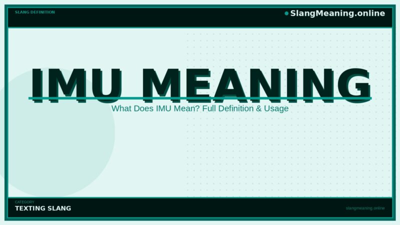 imu-meaning