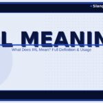 irl-meaning