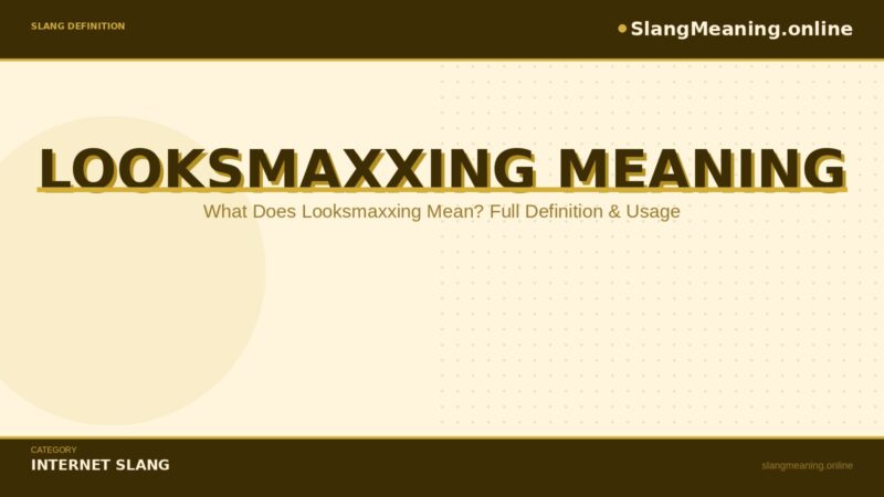 looksmaxxing-meaning