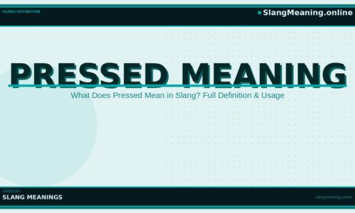 pressed-meaning