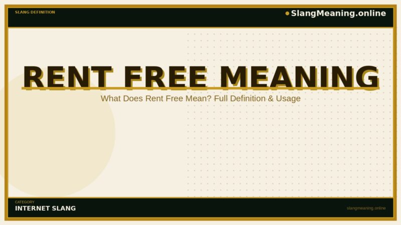 rent-free-meaning