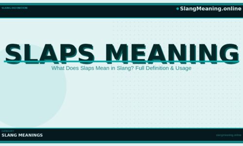 slaps-meaning
