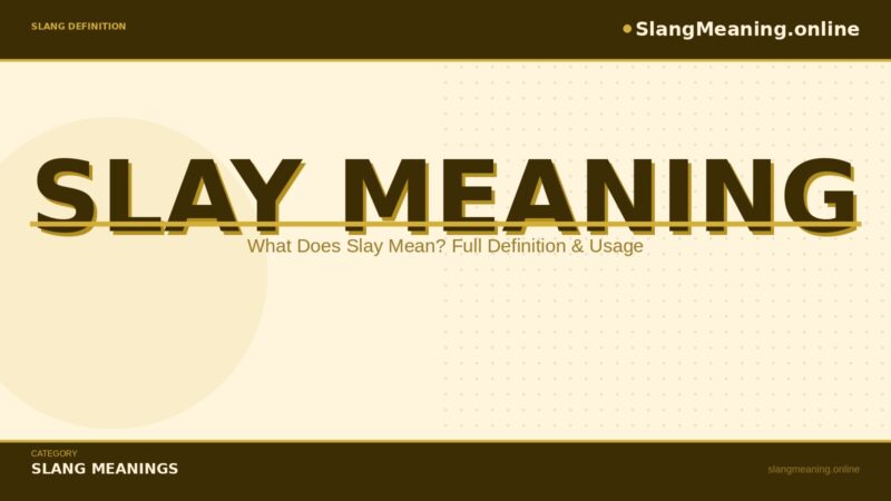 slay-meaning