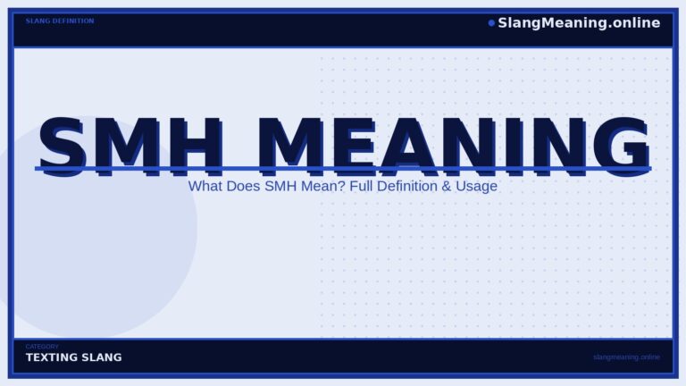 smh-meaning