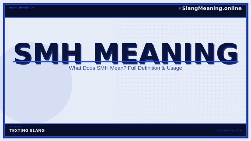 smh-meaning
