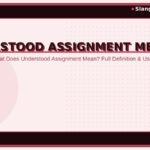 understood-assignment-meaning