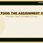 understood-the-assignment-meaning