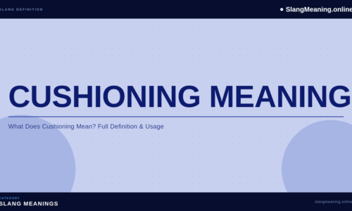 cushioning-meaning