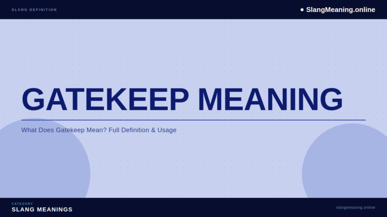 gatekeep-meaning