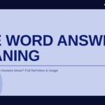 one-word-answers-meaning