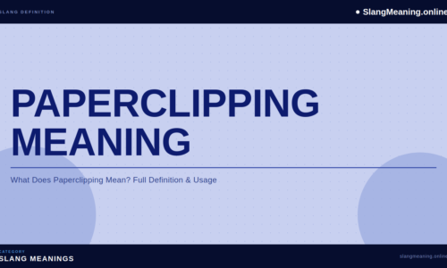 paperclipping-meaning