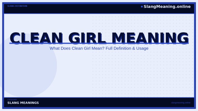 clean-girl-meaning