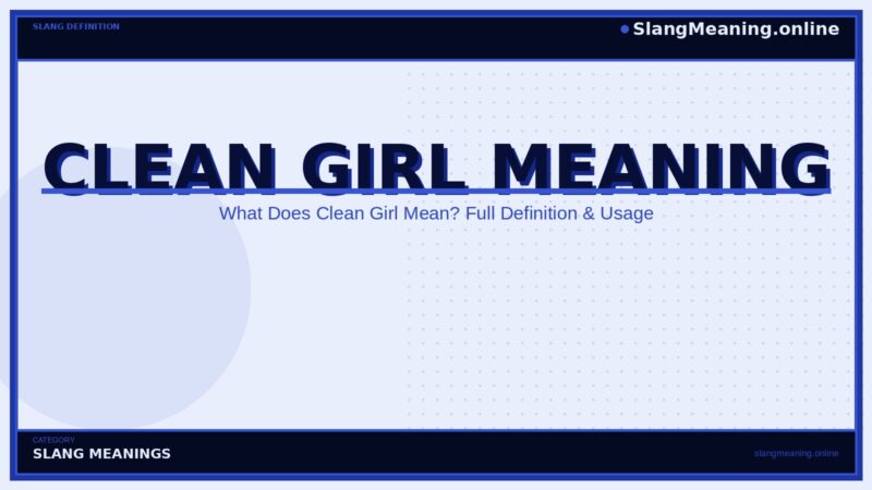 clean-girl-meaning