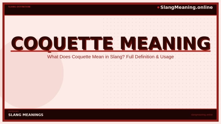 coquette-meaning