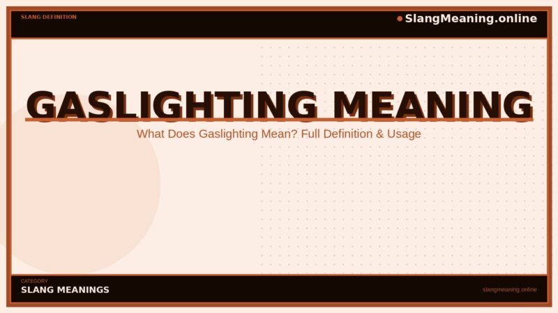 gaslighting-meaning
