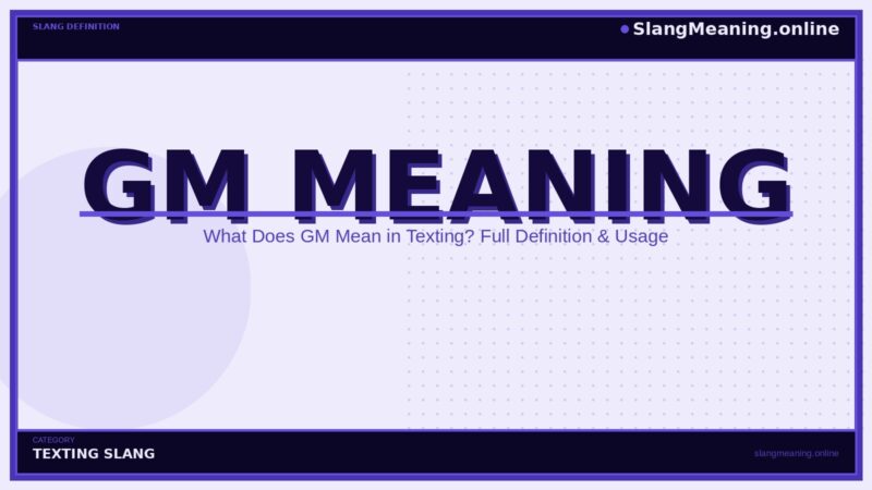 gm-meaning