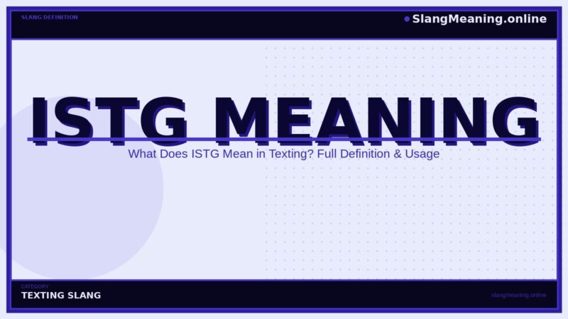 istg-meaning