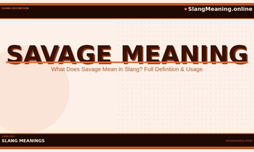 savage-meaning
