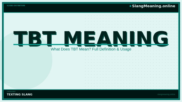 tbt-meaning