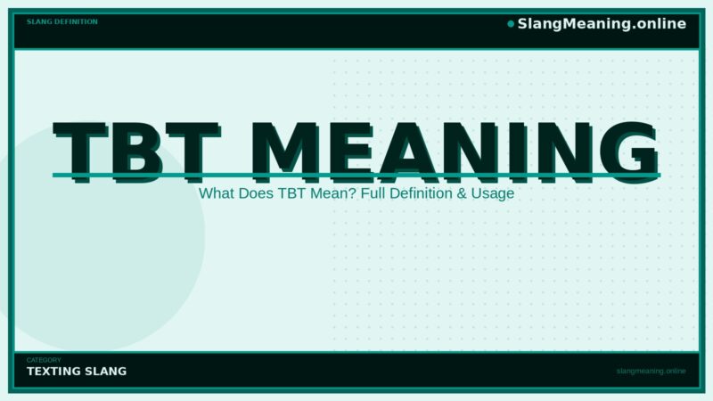 tbt-meaning