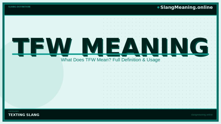 tfw-meaning