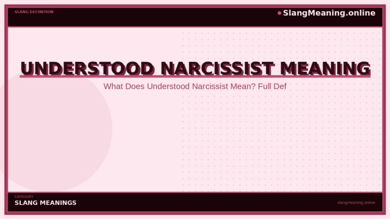 understood-narcissist-meaning