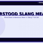 understood-slang-meaning