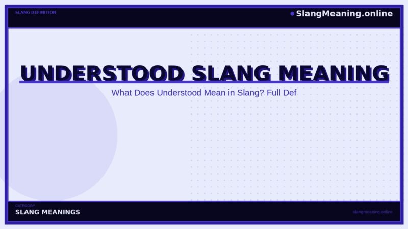 understood-slang-meaning
