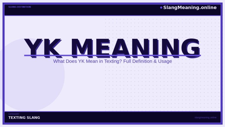 yk-meaning