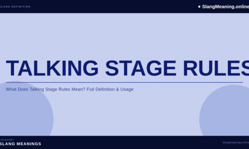 talking-stage-rules