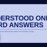 understood-one-word-answers