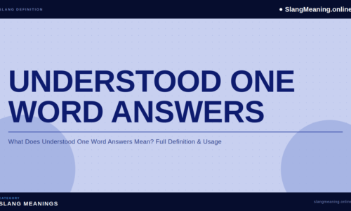 understood-one-word-answers