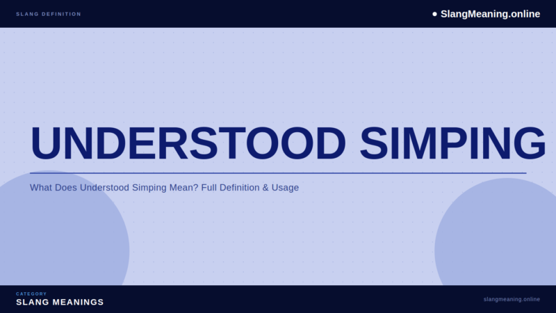 understood-simping