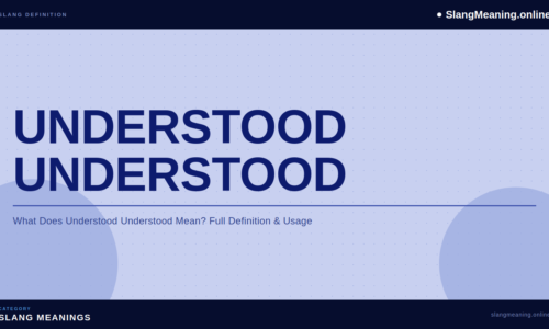 understood-understood
